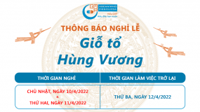 Thông báo lịch nghỉ lễ giỗ tổ Hùng Vương năm 2022
