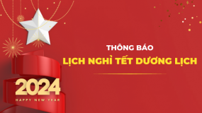 GMPC Việt Nam thông báo thời gian nghỉ Tết Dương Lịch 2024