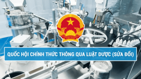 Quốc hội chính thức thông qua Luật Dược (sửa đổi)