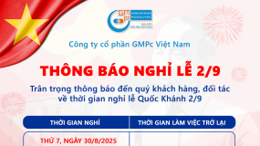 Thông báo Lịch nghỉ lễ Quốc Khánh 2/9/2025