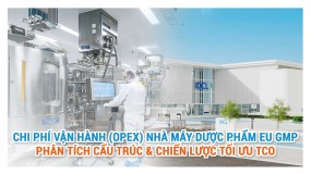Chi phí vận hành (opex) nhà máy dược phẩm EU GMP: Phân tích cấu trúc & chiến lược tối ưu TCO
