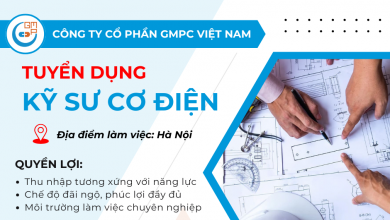 Tuyển dụng Kỹ sư cơ điện - Hà Nội - Tháng 12/2024