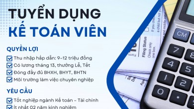 Tuyển dụng Kế toán viên (Hà Nội) - Tháng 04/2026