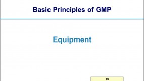 WHO GMP guidelines: Equipment