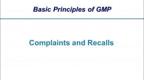 WHO GMP guidelines: Complaints and Recalls