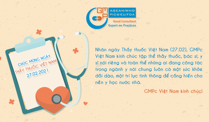 Chúc mừng ngày thầy thuốc Việt Nam 27.2.2021